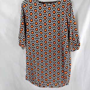 Addie Geometric Shirt Dress